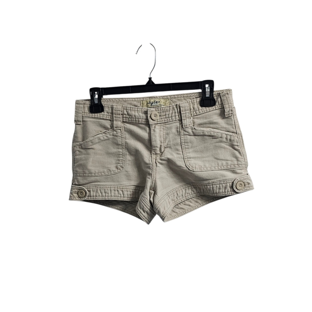 Tyte Vintage y2k Tan Cargo Style Shorts Size 5 Low Rise